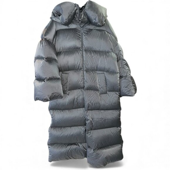 Lululemon Wunder Puff 600 downfill Long Waterproof light grey Puffer jacket Coat - Picture 7 of 13
